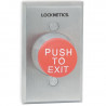 Botón de salida uso rudo rojo 1 5/8 Schlage-Locknetics 623RDEX