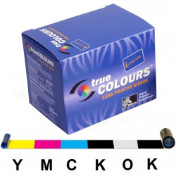 Ribbon color ZEBRA 800017-248 YMCKOK 165 imagenes : P120i