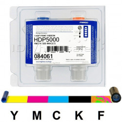 Ribbon color FARGO 84061 YMCKF 500 imagenes : HDP5000
