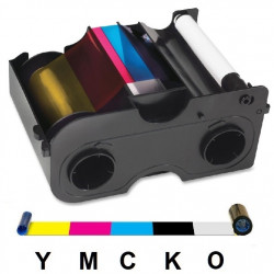 Ribbon color FARGO 45100 YMCKO 250 imágenes para DTC4000 y DTC4250e