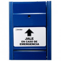Palanca de emergencia MOD.CM-703SP (JALE EN CASO DE EMERGENCIA) 1 interruptor N/O + 1 interruptor N/C