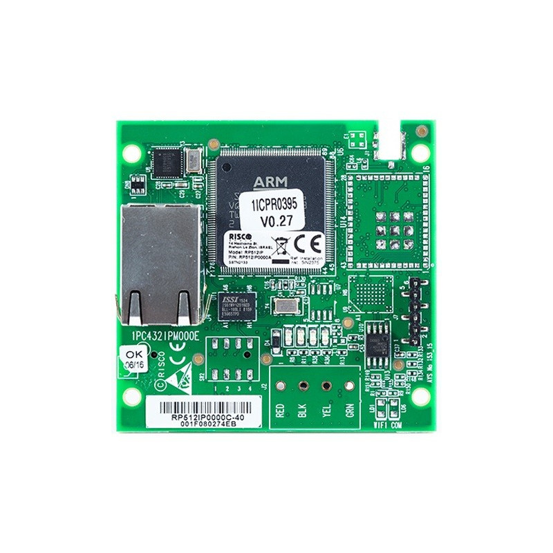 RISCO RP512IP0000A - Módulo IP para centralizar o automonitorear alarma conectada mediante cable Ethernet