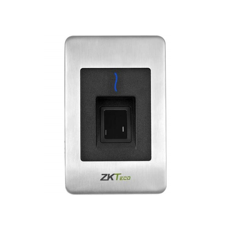 ZK FR1500ID - Lectora de huella ESCLAVO con sensor SILKID / Lectura de tarjetas ID 125KHZ / para interiores / COMUNICACION RS485