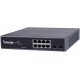 VIVOTEK AWGEV104B130 - Switch POE 8 puertos Full GIGABIT/2 puertos GE SFP/130W totales /WEB SMART/ 30W por puerto / VIVOCAM