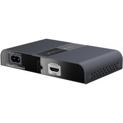 SAXXON LKV380 - Extensor HDMI sobre la linea eléctrica / Par TX/RX / 1080P / 300 mts / HDBIT / LOOP / Soporte de transmisión IR