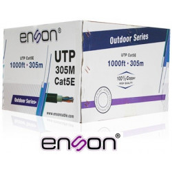 Cable UTP Cat.5E Negro Exterior ENSON 13151B305 PRO-II 305mts