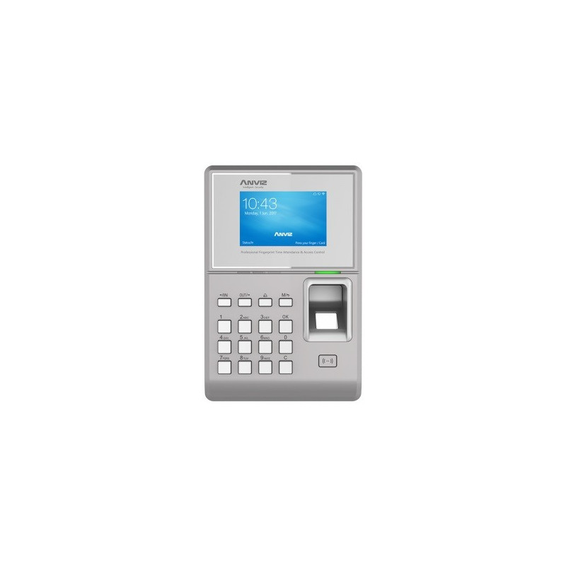 ANVIZ TC580 :Terminal biométrica de huella con teclado y proximidad 125 Khz EM WIFI. POE. 3G