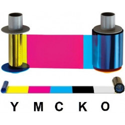 Ribbon color ZEBRA 081733 BN P/R YMCKO 250 IMAGE MAG Printer Supplies Fargo