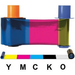 Ribbon color FARGO 45200 YMCKO ECO 500 imágenes : DTC4500/DTC4500e