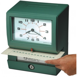 Reloj checador ACROPRINT 150QL4 electromecánico automático / impresión izquierda carga pesada 