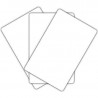 Tarjetas PVC blanca 30 mls , de importación , tamaño CR80, pieza (se vende por paquetes de 500)