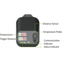ZKTECO TDM95 Modulo detector de temperatura nueva generación para equipos de acceso y asistencia / USB / Distancia de medición