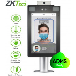 ZKTECO ProFace X [TD] Terminal de Control de Acceso con Reconocimiento Facial / Palma / Detección de Temperatura