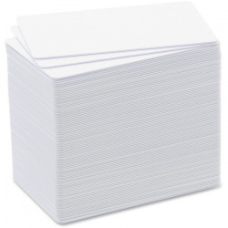 Tarjetas de PVC EVOLIS CBGC0030W de 30 mls (paquete de 100 tarjetas)