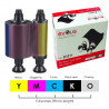 Ribbon color EVOLIS R3011 5 paneles YMCKO 200 imágenes para impresora Pebble / Dualys / Securion