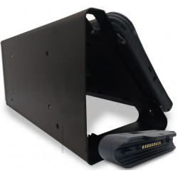 Base metálica para montar la tableta BioPad y colocarla sobre una pared, o sobre un escritorio.