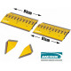 MERIK 12300PY6P - Paquete de picos poncha llantas LIFTMASTER / Montaje superficial / 2 Tramos de 91cm cada uno / Color amarillo 