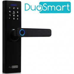 Cerradura Biométrica WiFi Duosmart F20 / Acepta tarjeta de proximidad, huella digital, contraseña y llave