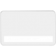 Tarjetas PVC blanca con panel de firma bajo (pieza) (se vende por paquetes de 500)