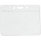 Portagafete de vinil transparente I01288 horizontal 8.89 x 5.71 cm, ideal para tarjetas de proximidad tamaño tarjeta de crédito