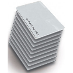 ZK IDCARD02PAK - Paquete de 100 tarjetas ID grosor de .88 mm / Frecuencia 125 kHz / Foliadas