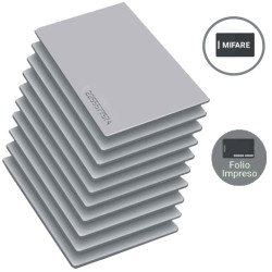 SAXMIFARE - Paquete de 10 Tarjetas Mifare 13.56 Mhz / PVC / Imprimible / Folio impreso