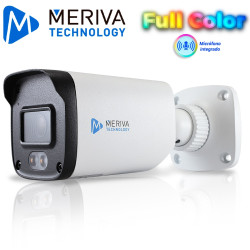Cámara HD Bullet MERIVA Technology MFC-5201A AHD / TVI / CVI / 5MP / 3.6mm / 30m IR / Micrófono integrado / IP67 / metálica