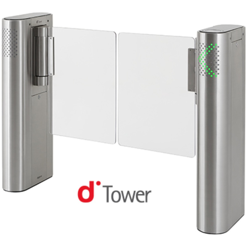 Torniquete DIGICON Swing Gate dTower T acero inoxidable, 2 puertas de ...