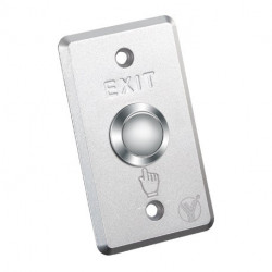 Botón de salida YLI ABK-800A de aluminio / Función NO (normalmente abierto)
